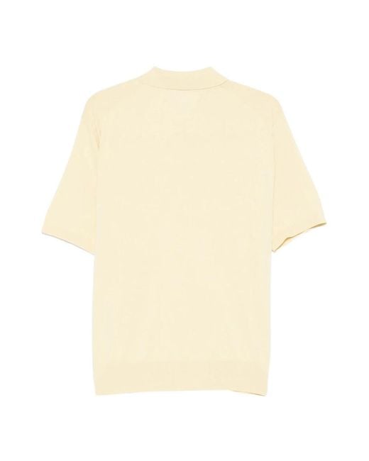 Auralee Natural Polo Shirts for men
