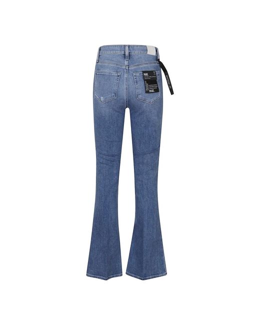PAIGE Jeans ,Blauw ,Stijlvolle Laurel Canyon Jeans in het Blue