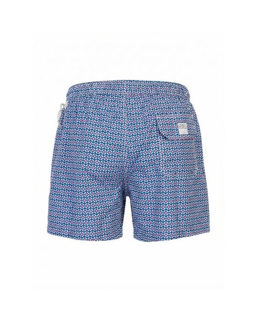 Fedeli Blue Beachwear for men