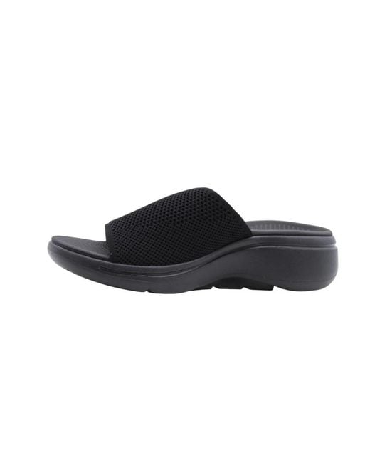 Shoes > flip flops & sliders > sliders Skechers pour homme en coloris Black