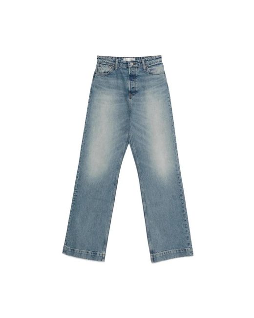 AYA MUSE Blue Straight Fit Jeans