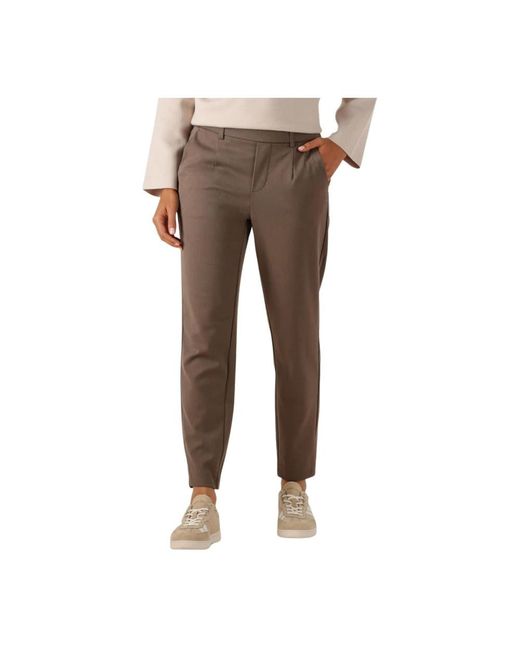 Object Slim-Fit Trousers in het Gray