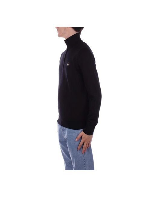 Turtlenecks Fred Perry de hombre de color Black