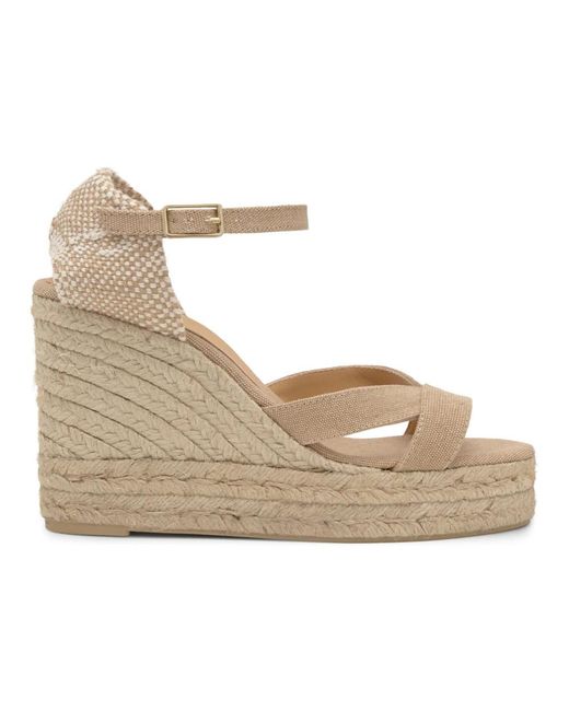 Castaner Metallic Wedges