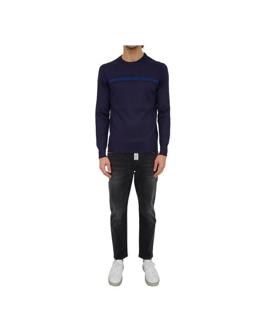 Bikkembergs Blauer pullover in Blue für Herren