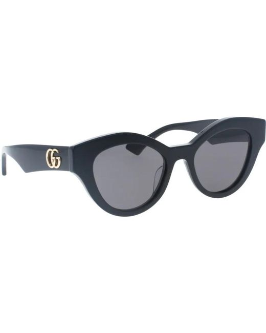 Gucci Gray Ikonoische sonnenbrille mit einheitlichen gläsern