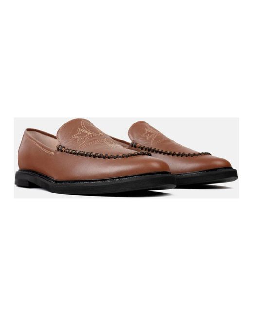 L37 Brown Einzigartige Loafer
