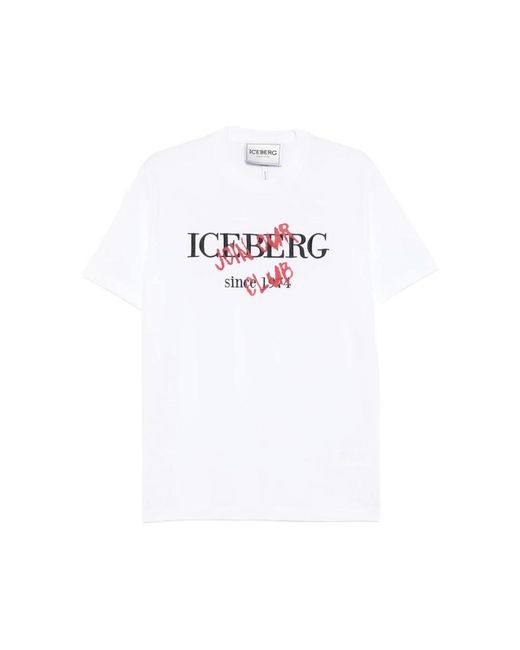 Iceberg White T-Shirts for men