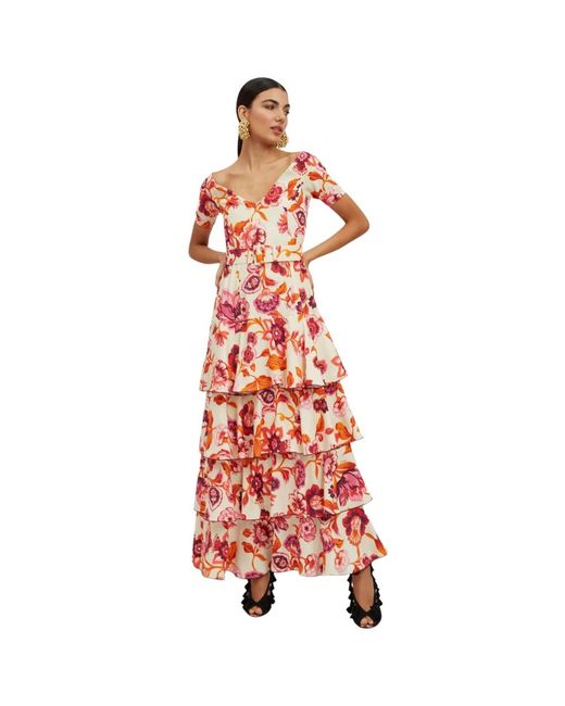 LaDoubleJ Maxi Dresses in het Red