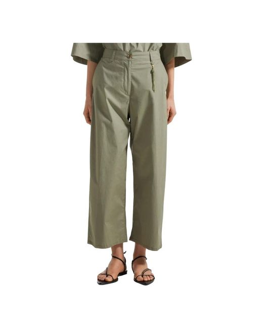 Seventy Green Wide Trousers