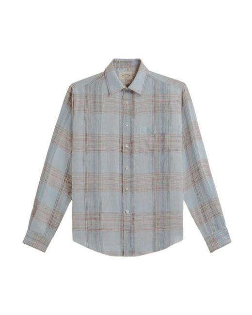 Portuguese Flannel Gray Casual Shirts for men