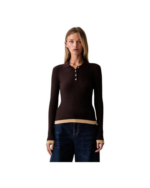 Twinset Black Polo Shirts