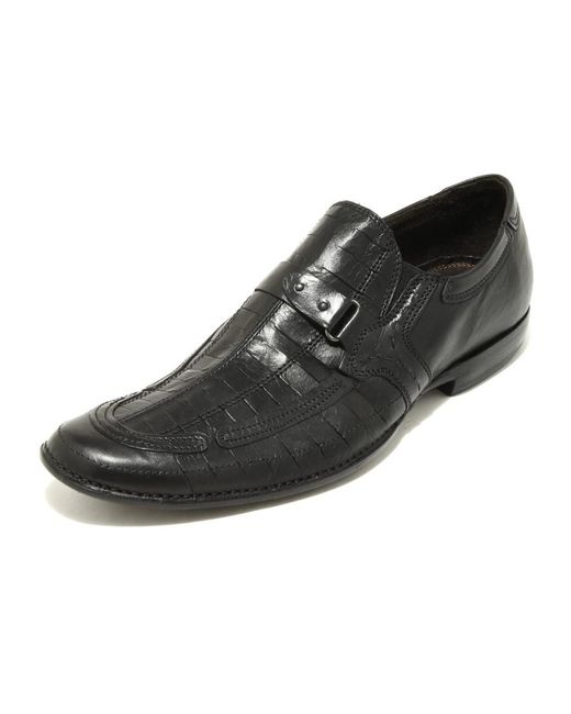 Barracuda Black Loafers for men
