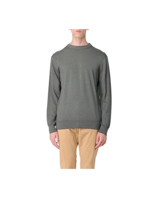 Paul & Shark Gray Round-Neck Knitwear for men