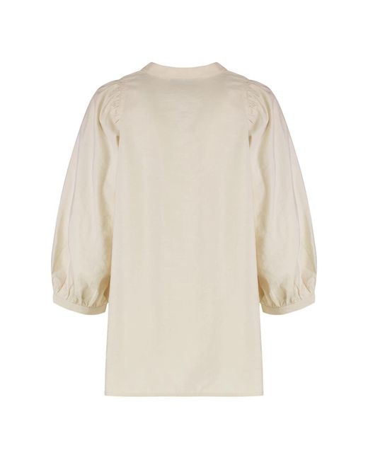 Yves Salomon Natural Blouses