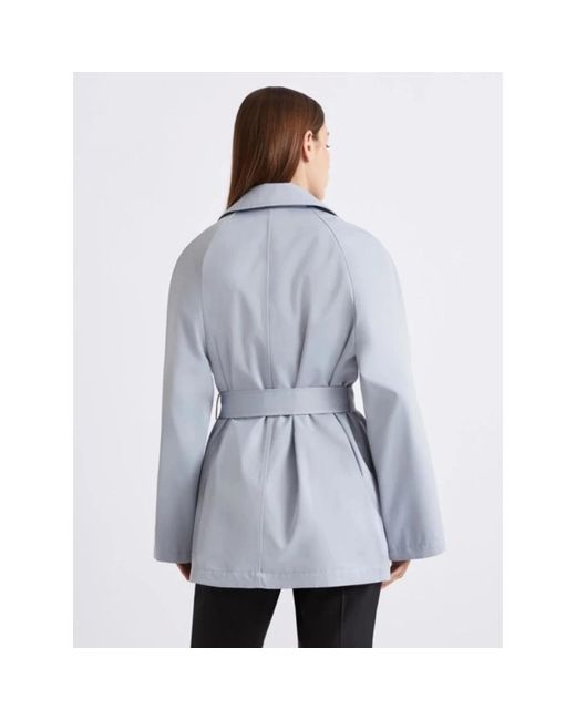 Marella Blue Trench Coats