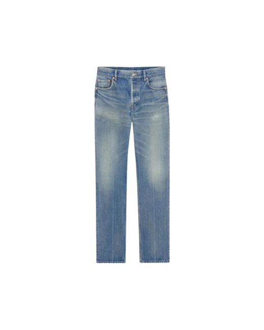Saint Laurent Blue Straight Fit Jeans