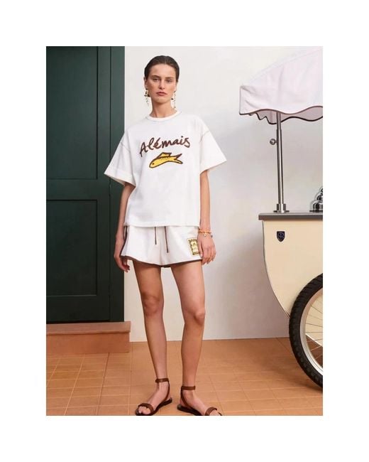 ALÉMAIS White T-Shirts