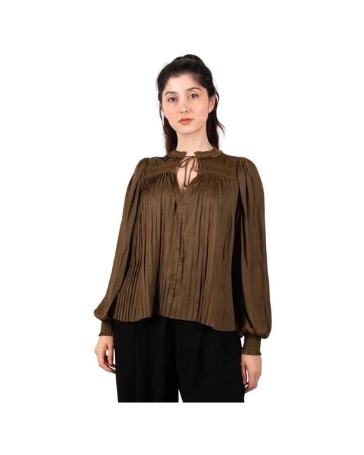 Ulla Johnson Brown Blouses