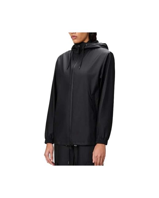 Rains Black Rain Jackets