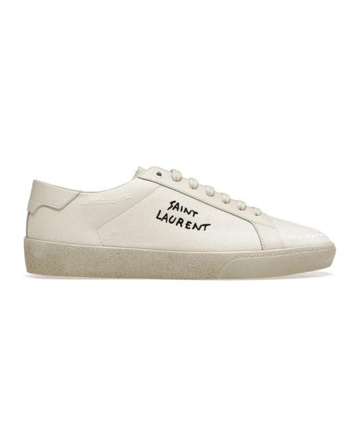 Saint Laurent White Sneakers for men