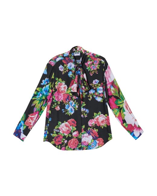 Moschino Roses Camicia in het Blue