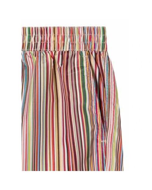 Paul Smith Badmode ,Veelkleurig ,Polyester Signature Stripe Zwemshorts in het Pink voor heren
