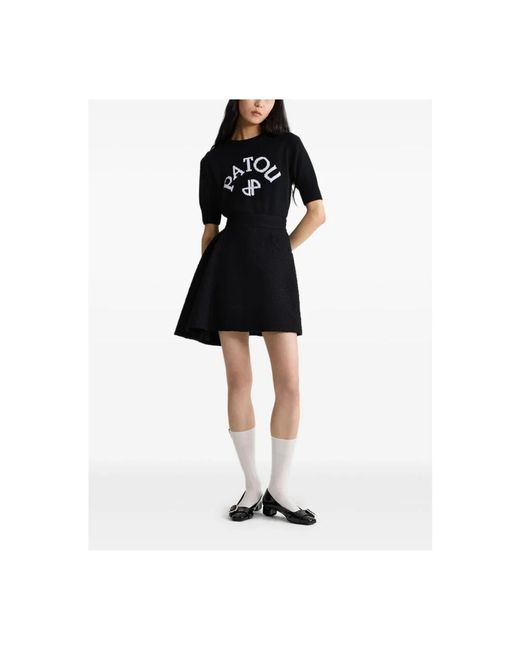 Patou Black Short Skirts