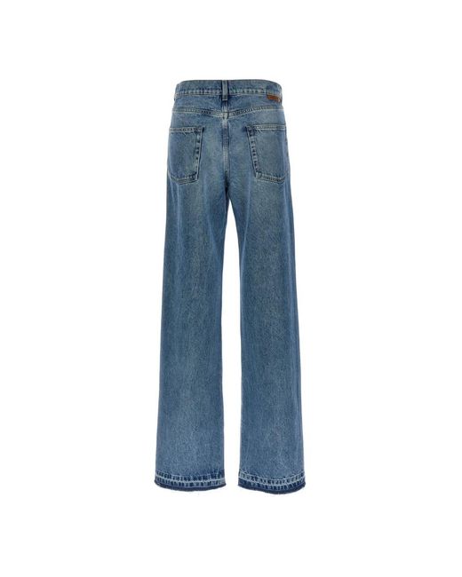 Stella McCartney Blue Straight Fit Jeans