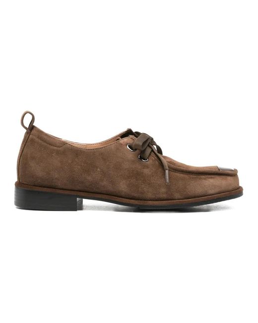 ADRIANNA FERETTI Brown Laced Shoes