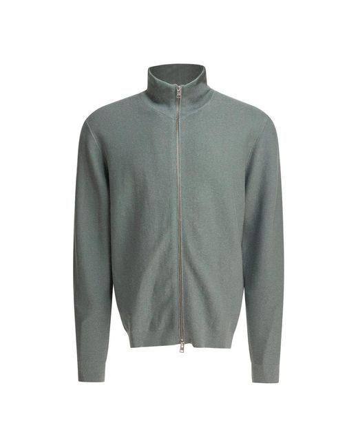 Norse Projects Blauwe Gebreide Links Cardigan in het Gray voor heren