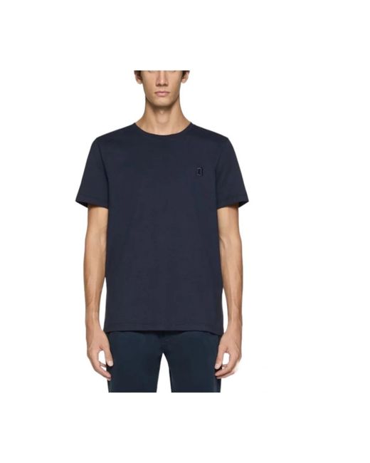 Dondup Tops ,Blauw ,Katoen Blauwe T-Shirts En Polos in het Blue voor heren