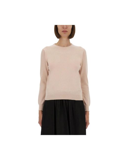 Maison Margiela Rondgebreide Kleding in het Natural