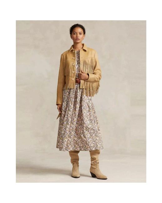 Midi Dresses Ralph Lauren de color Natural