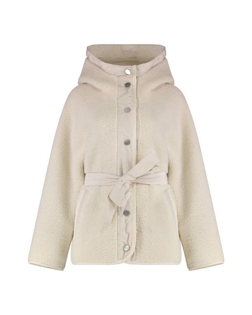 Pinko Faux Fur & Shearling Jackets in het Natural