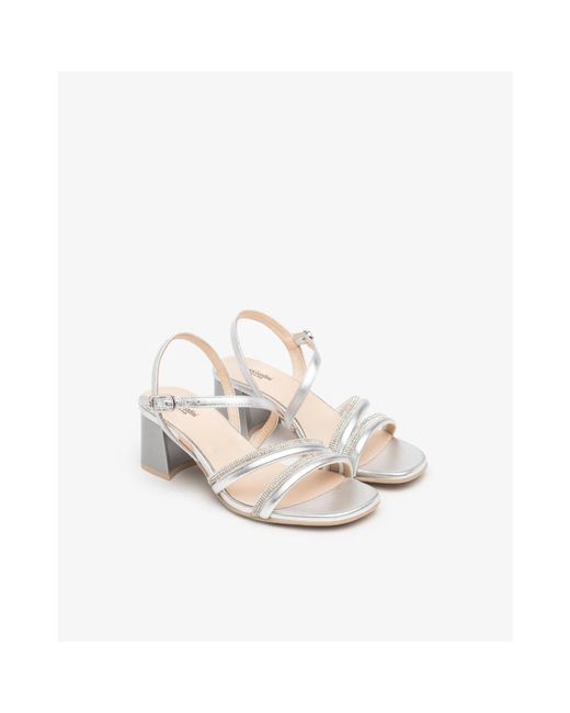 High Heel Sandals Nero Giardini de color White