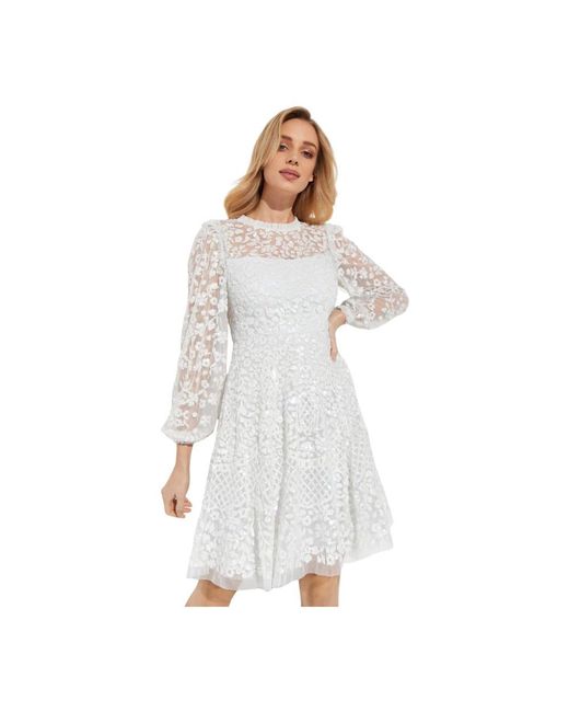 Needle & Thread White Party Dresses