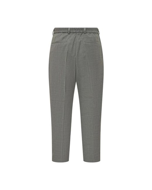 Boss Gray Suit Trousers for men