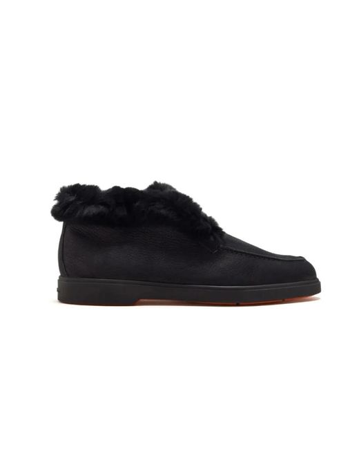 Santoni Black Desert Boot