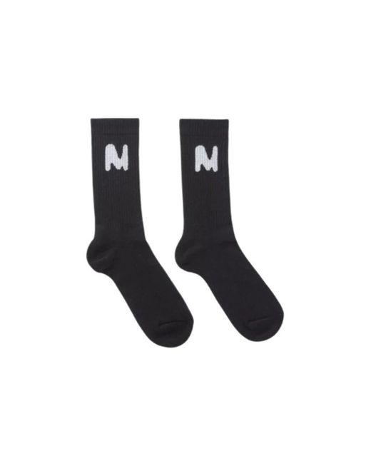 MSGM Stretch Katoenen Sokken in het Black