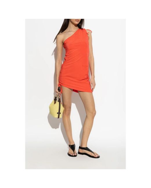 Short Dresses Balmain de color Red