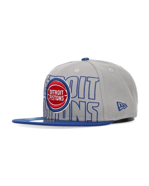KTZ Accessoires ,Grijs ,Polyester Nba Draft 950 Cap Pistons in het Blue voor heren