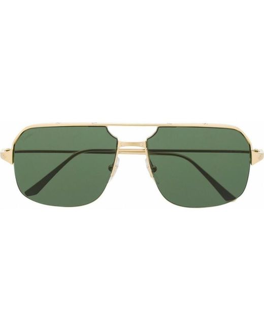 Cartier Sonnenbrille Ct0230S 002. in Green für Herren