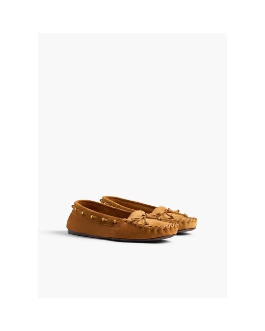 Khaite Brown Loafers