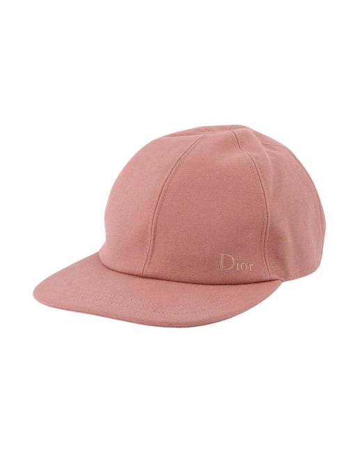 Cappellino in cotone tonal di Dior in Pink da Uomo