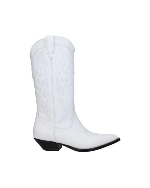Sonora Boots White Cowboy & Biker Boots