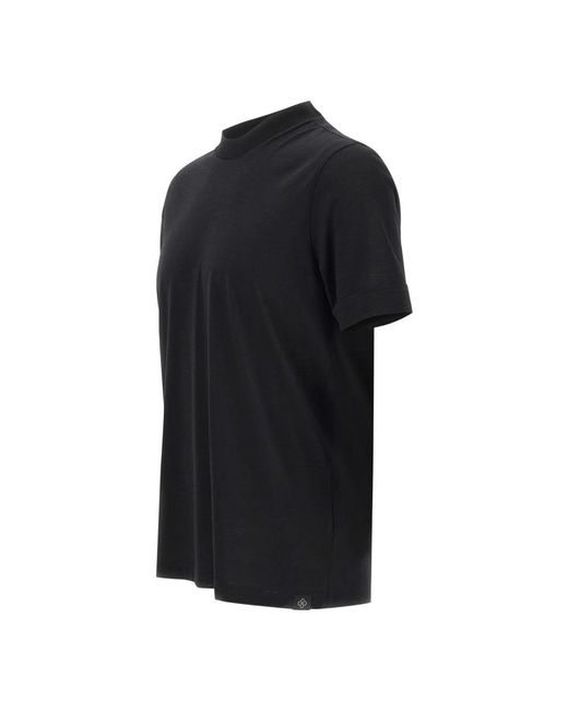 Gran Sasso Black T-Shirts for men