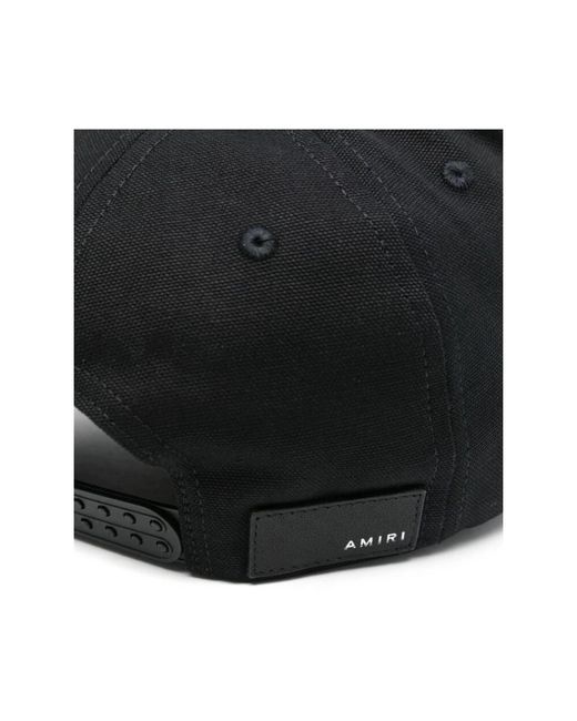 Amiri Schwarze five-panel-cap mit verstellbarem riemen in Black für Herren