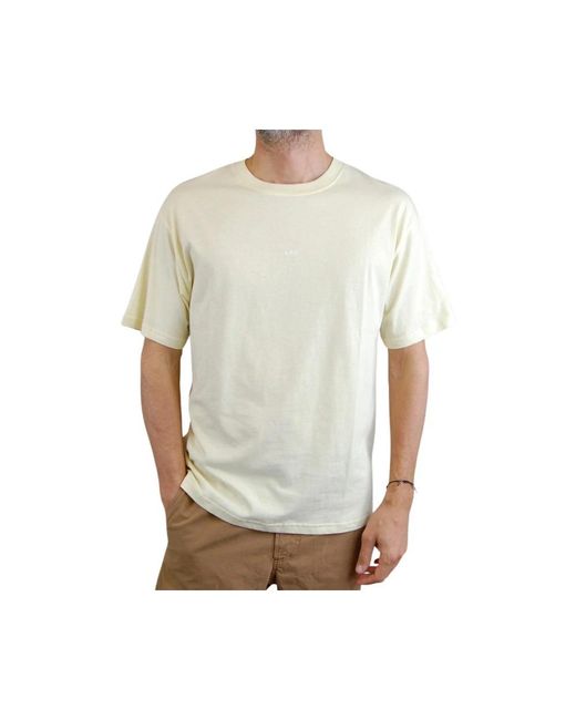 A.P.C. Gele T-Shirt Met Korte Mouwen in het Gray voor heren