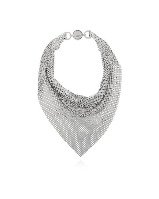 Versace Accessoires ,Grijs ,Schitterende Ketting in het Gray